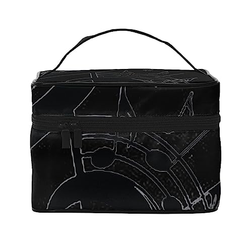 Trousse de maquillage de voyage bichon frisé