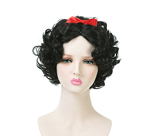 EDENKISS High Quality Snow White Cos-play Wig with Free Wig Cap (Snow White SC903 1#)