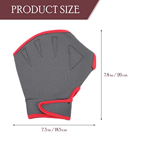 Toddmomy 1 Par De Luvas De Natação Suprimentos De Treinamento De Náilon Homem Ao Ar Livre