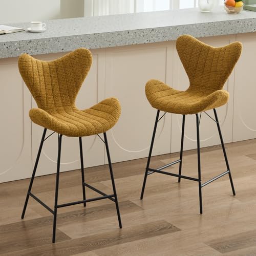 Chairus Juego de 2 Taburetes Altos de Cocina