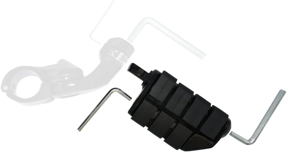 FOVPLUE 10MM HIGHWAY PEGS,Gloss Black