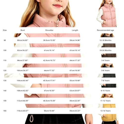 Boys Girls Puffer Vest Sleeveless Zipper Down Coat Winter Warm Jackets - image 4