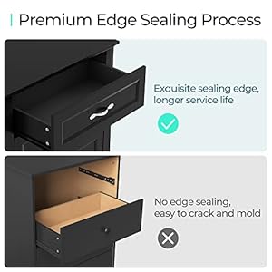 LINSY HOME Farmhouse Dresser for Bedroom, 9 Drawer Bedroom Dresser with Antique Handles, Wood Chest of Drawers for Nursery, Living Room, Entryway and Hallway, Black LINSY HOME Farmhouse Dresser for Bedroom 9 Drawer Bedroom Dresser with Antique Handles Wood Chest of Drawers for Nursery Living Room Entryway and Hallway Black