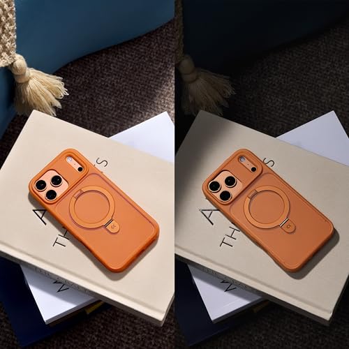 Image of CASEKOO Ultra-Magnetic Stand for iPhone 17 Pro Max Case, Shockproof, Orange