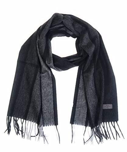 Hickey Freeman Patterned 100% Cashmere Scarf for Men – Ultra-Soft