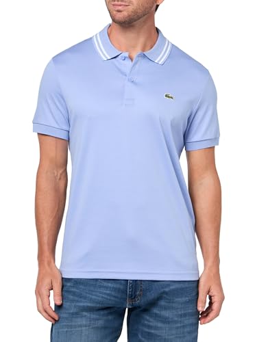 Lacoste Men's Fashion Short Sleeve Regular Fit Contrast Collar Polo