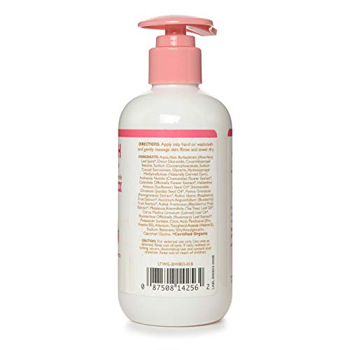 Image of Little Twig Baby Wash, Natural Plant Derived Formula, Berry Pomegranate, 8.5 fl oz (Pack of 2)