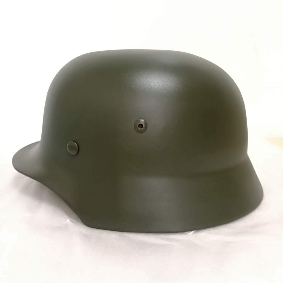 Koyheng WW2 German Elite Wh Army M35 M1935 Steel Helmet World War 2 Safety Helmet with Leather Liner Stahlhelm