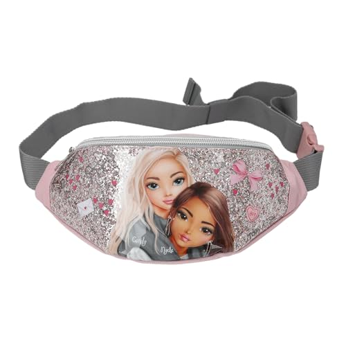 Bolso bandolera rosa y gris con correa ajustable de alta calidad Depesche