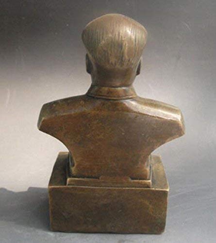 Statue Chinoise en Laiton d'Exception de Mao Zedong