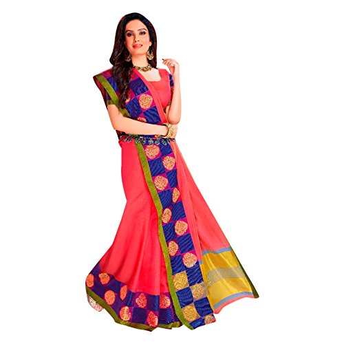 Saree sari indio de seda tradicional con bordado manual de hilo jari para mujer original 845