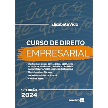 Capa do livro Curso De Direito Empresarial - 12ª edição 2024