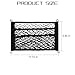 HZEL Car Mesh Cargo Net, 2PCS Elastic Vehicle Trunk Storage Netting with Screws, Automotive Interior Wall Sticker Organizer Pouch Bag Accessories, Universal for RV, Bus, Camper (Large)