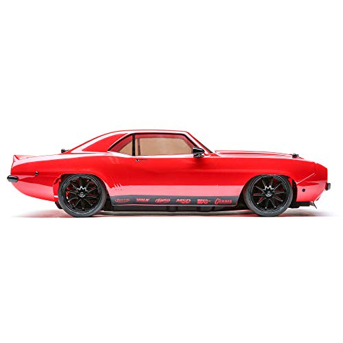 Image of Losi RC Car 1 /10 1969 Chevy Camaro V100 AWD Brushed RTR Battery and Charger Not Included Red LOS03033T1