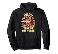 Year Of The Horse 2026! Looking for a new year design to celebrate Chinese Lunar New Year of the Horse 2026? This horse Chinese zodiac design for men, women, kids, family and gift for horse lover, equestrian or horse riding. Great lunar new year and ...