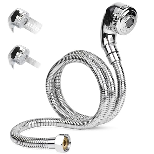 1/2 Inlet Shampoo Bowl Hose Sprayer Kit Salon Sink Hose Replacement