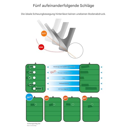 Tapis d'entraînement de golf intérieur extérieur pour swing de frappe