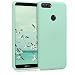 Produktbild kwmobile Hülle kompatibel mit Huawei Enjoy 7S / P Smart (2017) Hülle - weiches TPU Silikon Case - Cover geeignet für kabelloses Laden - Mintgrün matt