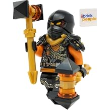 LEGO Ninjago Dragons Rising Season 2 Cole Climber Minifigure with Battle Hammers