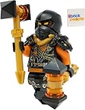 LEGO Ninjago Dragons Rising Season 2: Cole Climber Minifigure with Battle Hammers