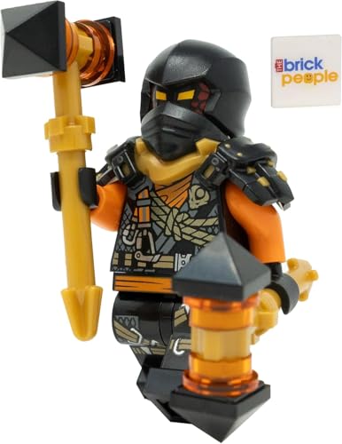LEGO Ninjago Dragons Rising Season 2: Cole Climber Minifigure with Battle Hammers