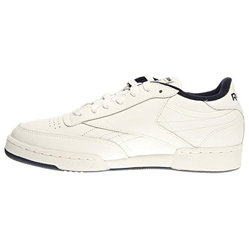 Reebok Men's Club C Classic Shoe, United States-White/Navy, 11 M US