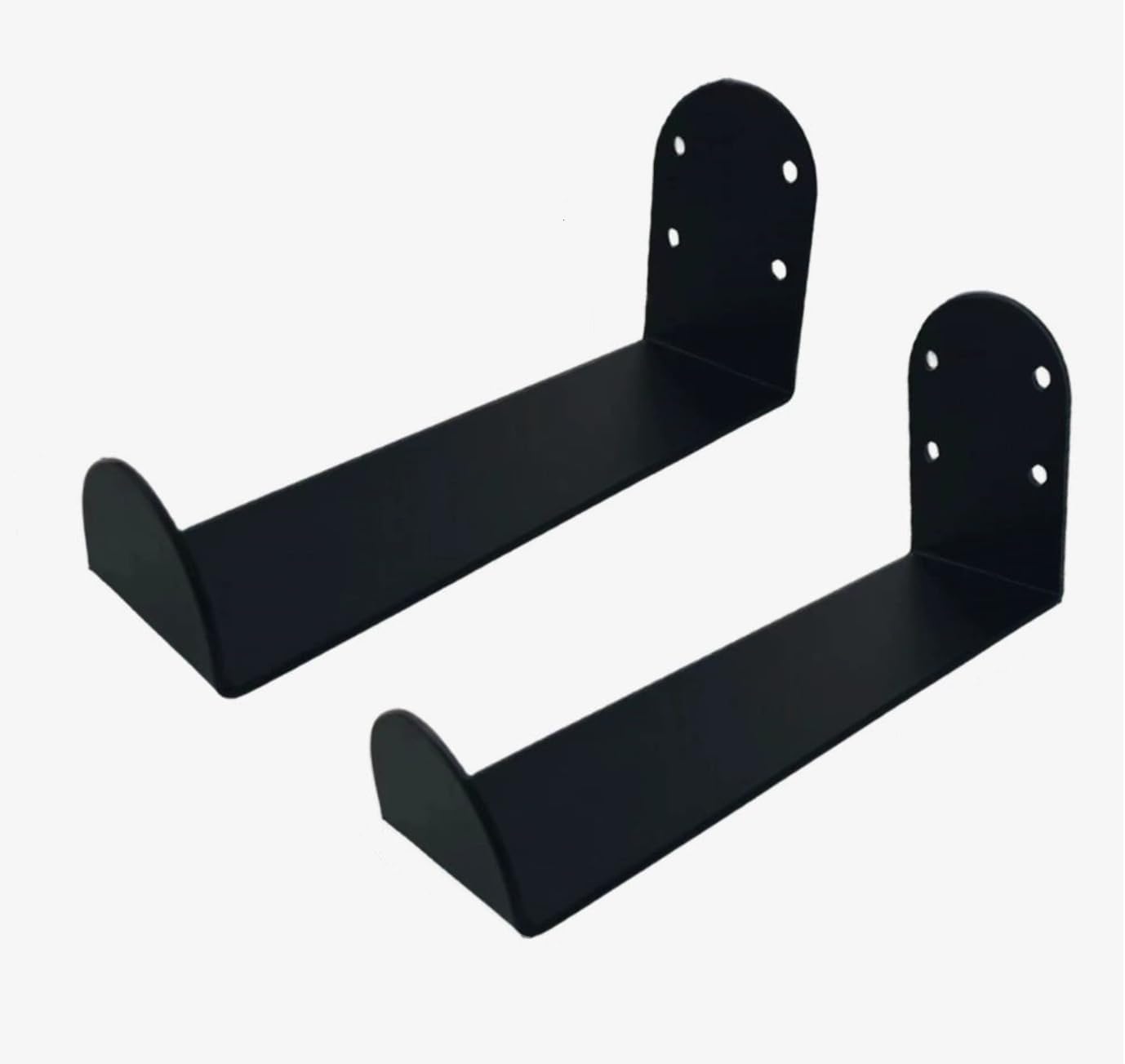 2-Pack Stainless Steel Yoga Mat Wall Mount Holder with Hardware, Space-Saving Storage Rack for Exercise Mats, Foam Rollers and Resistance Bands ﻿