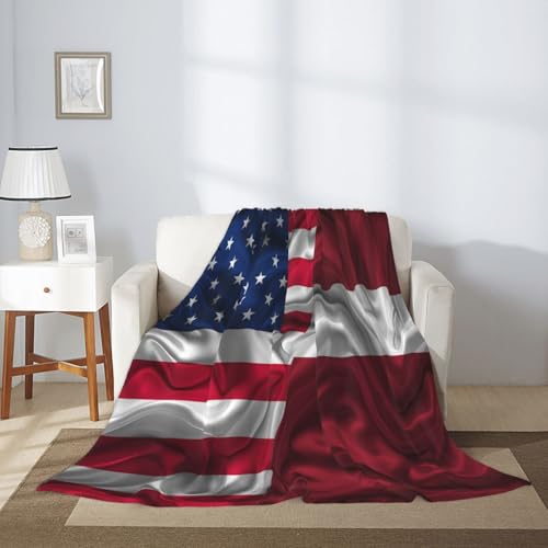 Personality Silk Latvian Latvia Flag Super Soft Flannel Throw Blanket Fleece Blanket for Couch Bed Lightweight Warm Fuzzy Cozy Blankets and Throws Queen Size 40"X30"