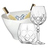 Les verres sont parfaits pour l'eau, le whisky, les cocktails ou les liqueurs, tandis que les verres à pied sont parfaits pour servir du vin, ajoutant une touche de raffinement à chaque occasion