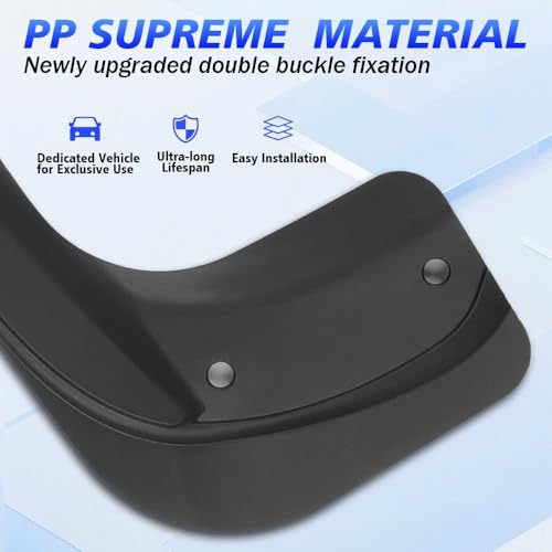 Garde-boue souple Tesla Model 3 anti-sable pare-boue résistant