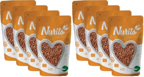 Image of Nurito Premium Dry Fruits (Alsi /Flax Seeds, 1000g) (Pack of 2)