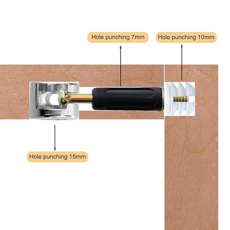 Greys Minifix Cam Lock, Bush, Rotor Screw, Wooden Dowel and White Cover Cap Connector Set (10 Sets) | Furniture Connector Fitting | Zinc Alloy Connector for Wardrobe, Cabinet, Modular Furniture 2