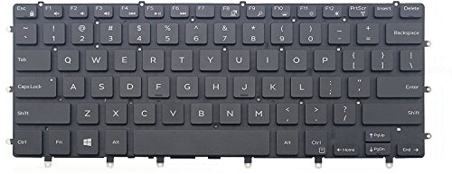 KBR Replacement Keyboard for Dell Inspiron 13-5368 i5368 13-7368 i7368 13-7368 i7378 Laptop with Backlit