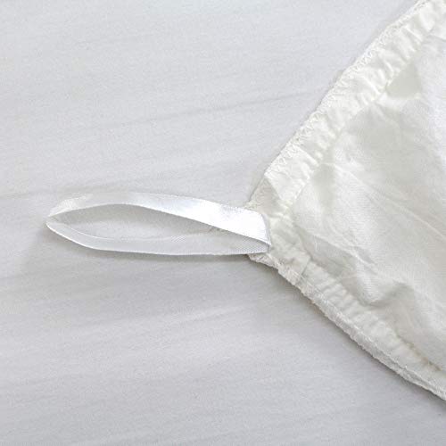 Softta White Bedding Set Twin Xl Duvet Cover Pom Pom Ruffle Girls Duvet Covers Baby Teen 3 Pcs Vintage Farmhouse Boho Quilt Cover Bohemian 100% Washed Cotton Solid Color #TOP6