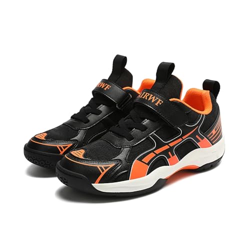 Kids Racket Sneakers - Boys Girls Badminton Shoes Tennis Shoes, Suitable for All Courts Squash Sneakers | Strong Support and Shock Absorption (Little Kids/Big Kids)