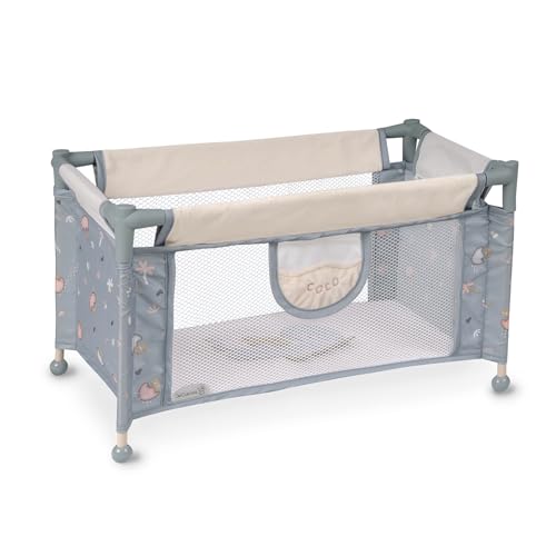 DE CUEVAS TOYS - Travel Crib, 50080, White and Blue