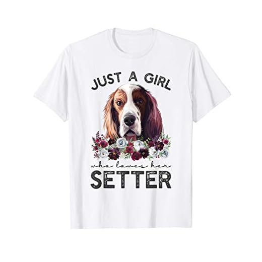 Irish Red And White Setter Shirt Gifts Dog T-Shirt