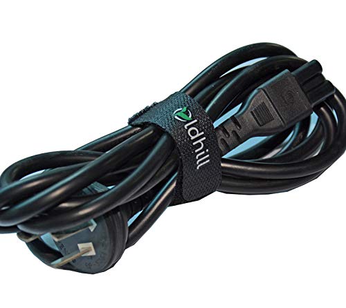 Oldhill Hook And Loop Cinch Straps Adjustable And Reusable - 10 Pack (24" X 1", Black) #TOP4
