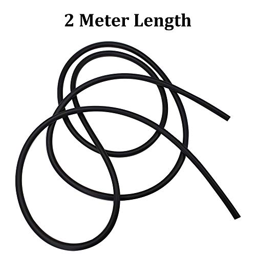 Car Windshield Washer Hose Connector Kits,2 Meters (6.5Ft) In Length Universal Washer Fluid Hose Washer Tube Replacement Windshield Jet Spray Wiper Nozzle Connect To Water Pump With 4Pcs Connectors #TOP1