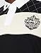 Guinness Rugby Shirt with Brewed in Dublin Crest Badge, Cream and Black Stripes
