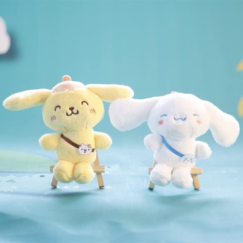 Miniatura 4 de xuyue Cinnamoroll - Almohada de peluche de 5.9 in de dibujos animados My Melody, muñecos de peluche suaves para niños, regalo de cumpleaños de