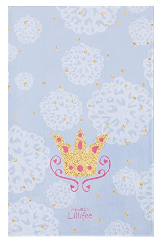 Böing Carpet GmbH Kinderteppich- Die Prinzessin Lillifee Teppich in Blau mit Krone, Zwei Größen...