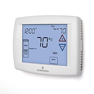 Emerson 1F95-1291 7-Day Touchscreen Thermostat with Humidity Control Emerson 1F95 1291 7 Day Touchscreen Thermostat with Humidity Control