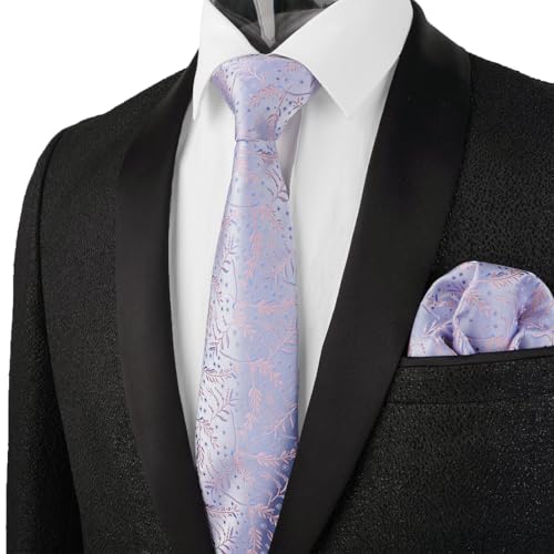 Image of Alizeal Mens 3.15'' Light Color Rustic Tie Handkerchief
