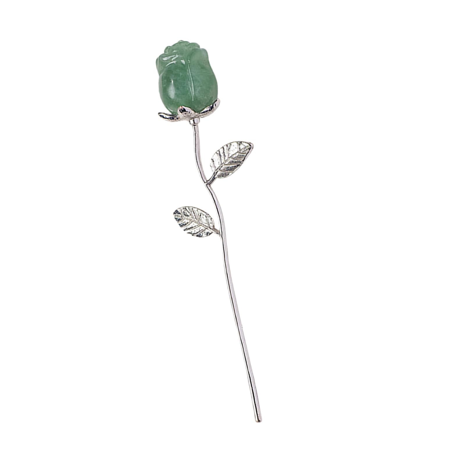NVOQILIN Unique Crystal Carved Rose Artwork As Day Wedding or Birthday Symbolizing Love Wedding Gift