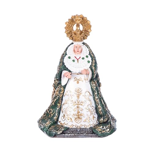 Figura virgem esperança macarena, virgem de fátima, virgem de carmen, virgem de orcío. Estátua da Virgem feita com resina. Figura religiosa, decoração religiosa (Virgem Macarena 22 cm)