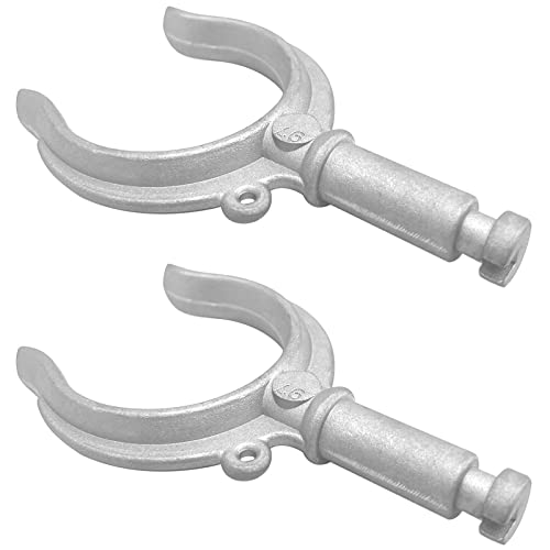 ISURE MARINE 2 pcs Aluminum Oar Lock Oarlock Rowlock Premium Marine Row Boat Dinghy Water Raft Boat Kayak Canoe Oar Lock Rowlock Side Mount