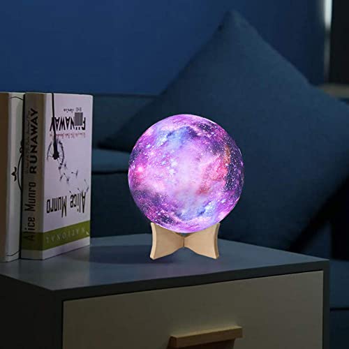Lámpara de mesa luna LED 16 colores con control remoto miniatura 5