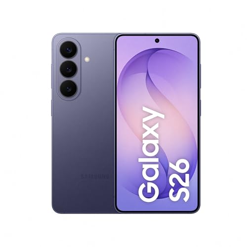 Samsung Galaxy S26 5G (Cobalt Violet, 12GB RAM, 256GB Storage), AI Phone, Photo Assist, Creative Studio, 50MP Camera with ProVisual Engine, Powerful Customized Processor and 4300mAh Battery