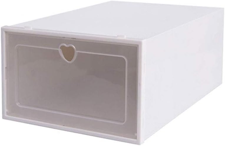 Transparent Plastic Shoe Box Storage Flip Cover Drawer Artifact Thickening